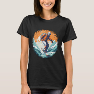 Cool For Snowboard And Ski Lover In The White Moun T-Shirt