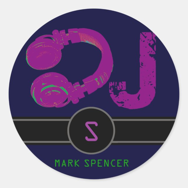 cool for the Dee-Jay Classic Round Sticker (Front)