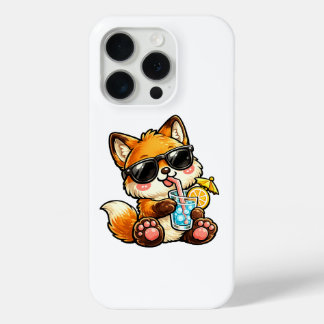 Cool Fox Drink iPhone 15 Pro Case