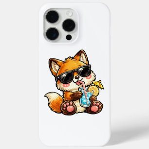 Cool Fox Drink iPhone 15 Pro Max Case