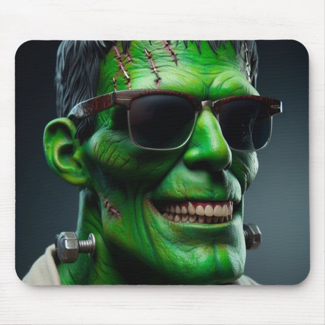 Cool Frankenstein Mouse Pad (Front)
