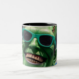 Cool Frankenstein Two-Tone Coffee Mug