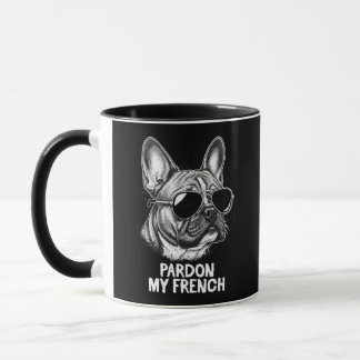 Cool French Bulldog Wearing Sunglasses  Mug