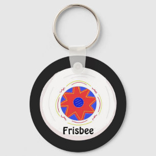 Cool Frisbee Design Key Ring