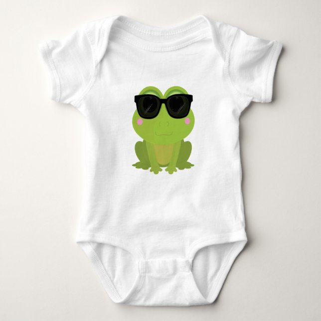 Cool Frog Baby Bodysuit (Front)