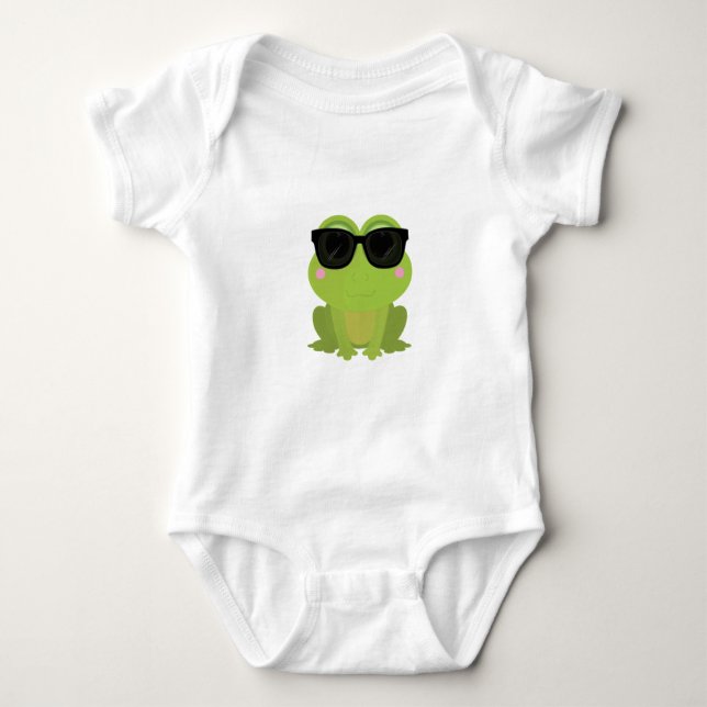 Cool Frog Baby Bodysuit (Front)