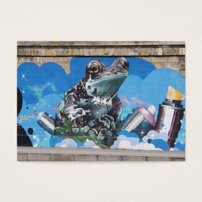 Cool Frog Between Spray Cans Graffiti (Front)