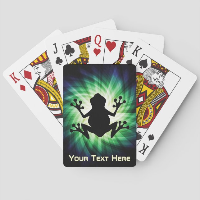 Cool Frog Playing Cards (Back)