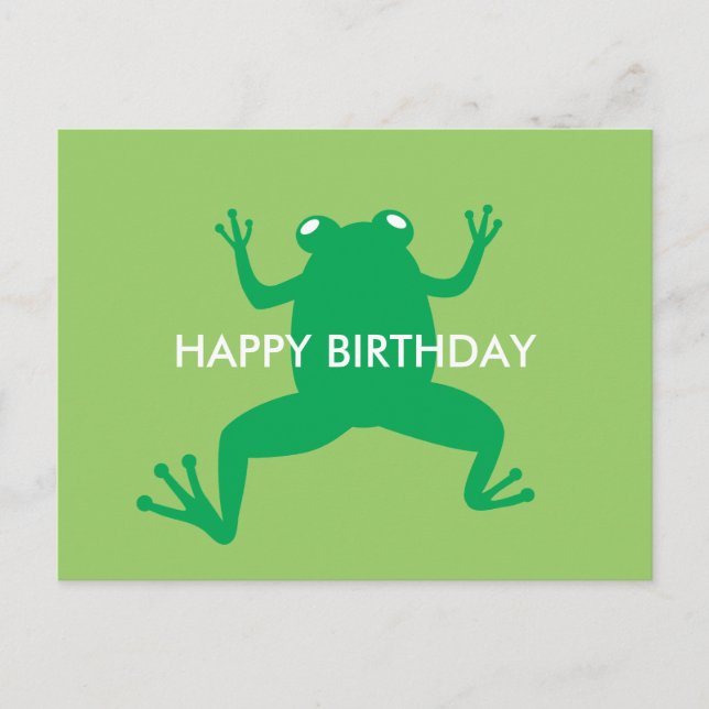 Cool Frog Postcard (Front)