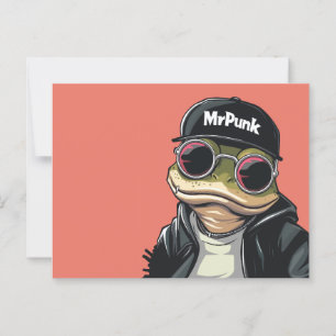 Cool frog postcard