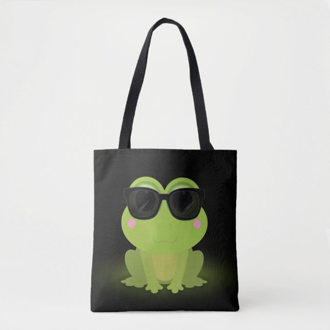 Cool Frog Tote Bag (Front)