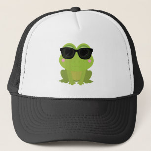 Cool Frog Trucker Hat