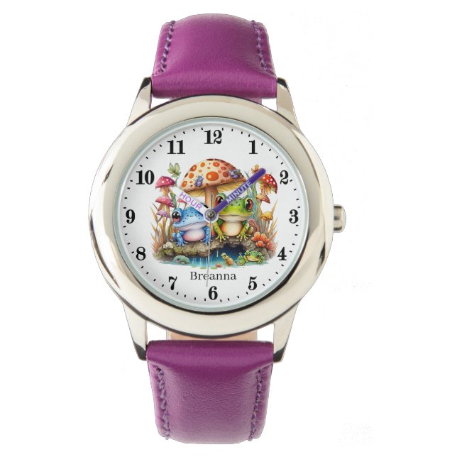 Cool frogs add name  watch (Front)
