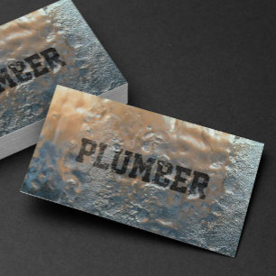 Cool Frozen Ice Plumber Business Card