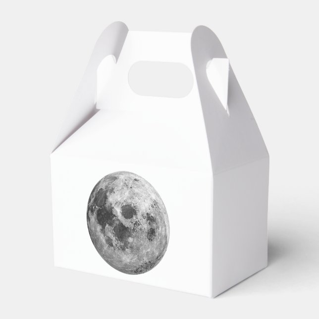 Cool Full Moon Graphic Space Astronomy Science Favour Box (Front Side)