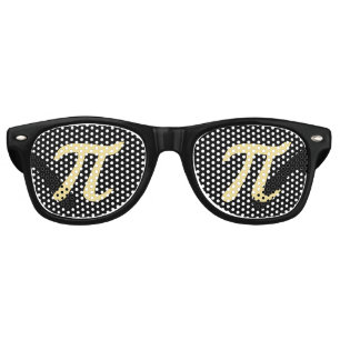 Cool Fun Pi Geeky Nerdy Party Shades Sunglasses