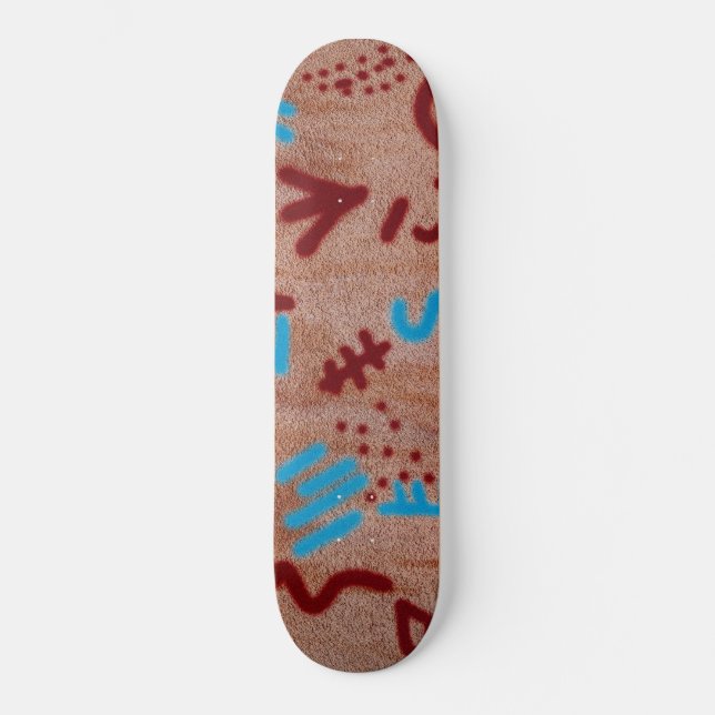 Cool Fun Unique Wall Writings Skateboard (Front)