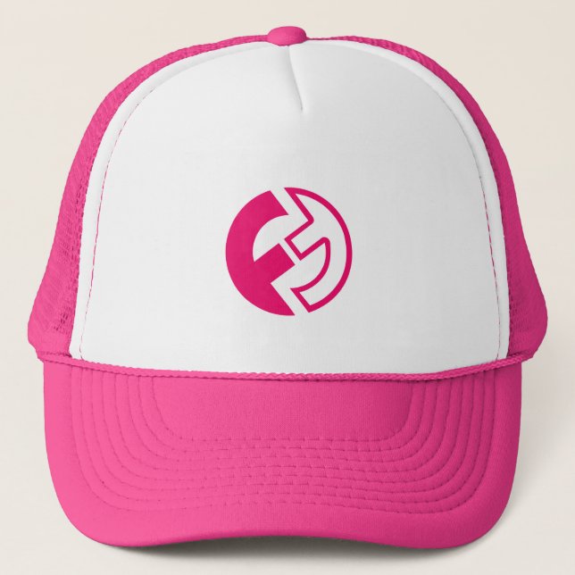 Cool Funfair Cryptocurrency Coin Sign Trucker Hat (Front)