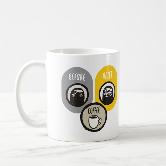 Cool Funny Coffee Lover Saying Mug (Left)