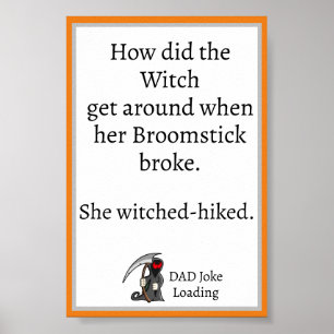 Cool Funny Dad Joke Design  Poster