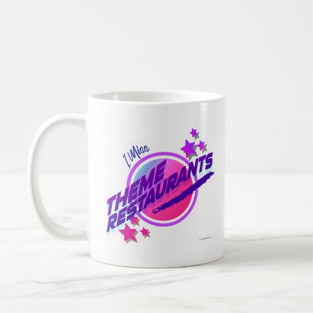 Cool Funny Epic Themed Restaurant Logo Parody Coffee Mug (Left)