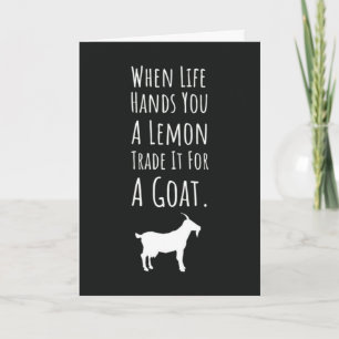 Cool Funny Goat Cards Farm Animal Farmer Humour