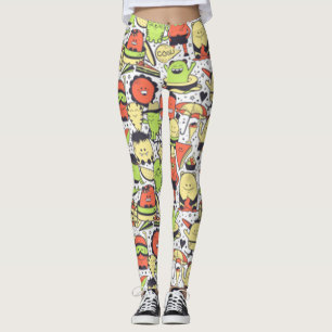 Cool Funny Monsters Leggings