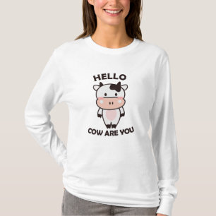 Cool Funny Pun Farm Cute Animals Kids T-Shirt