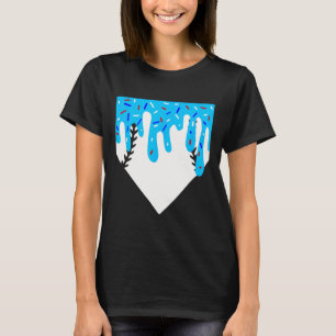 Cool Funny Sell Home Plate Ice Cream Drip With Spr T-Shirt