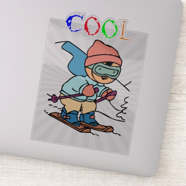 Cool Funny Skier | skiing designs | skiing funny (Detail)