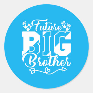 Cool future big Brother  Classic Round Sticker