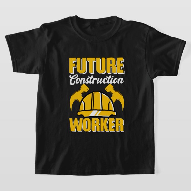 Cool future construction worker T-Shirt (Laydown)