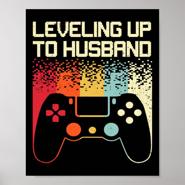 Cool Future Husband For Men Boys Groom To Be Bache Poster (Front)