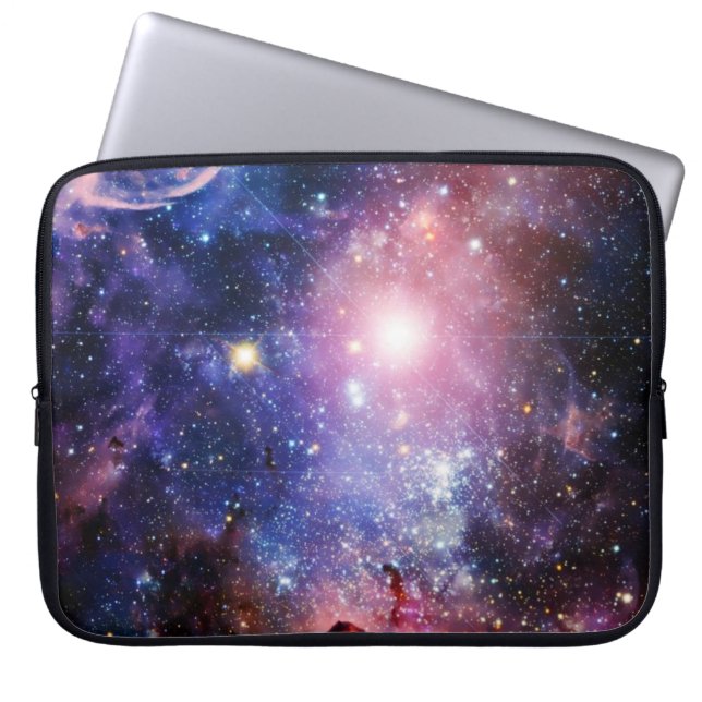 Cool galaxy nebula laptop sleeve (Front)
