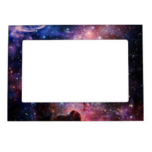 Cool galaxy nebula magnetic picture frame