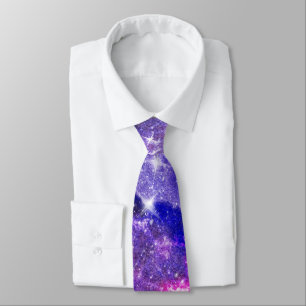 cool galaxy pattern space tie