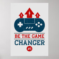 cool game changer gamer room word art