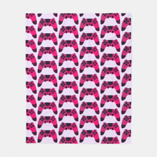 Cool Gamer Design - Gaming Controller Nerdy Fleece Blanket