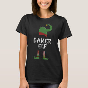 Cool GAMER ELF Christmas Gaming - Gamer T-Shirt