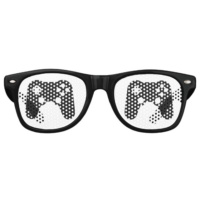 Cool Gamer Party Retro Sunglasses (Front)