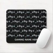 Cool Gamer Personalised Gaming Pattern BlacK Mouse Pad (With Mouse)