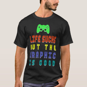 Cool gamer video game design life doof graphics go T-Shirt