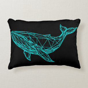 Cool Gamer Whale Accent Pillow