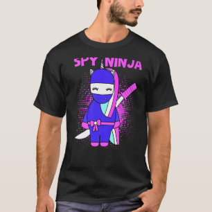 Cool Gaming Spy Unicorn Ninja Gamer Boy Girl Kids T-Shirt