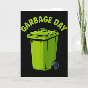 Cool Garbage Truck Art For Men Women Kids Garbage Card