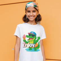 Cool Gator Summer Vibes T-Shirt – Enjoy Life!