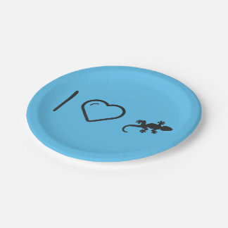 Cool Gecko Lizards Paper Plate