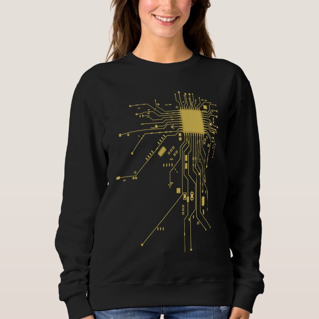 Cool Geek CPU Sweatshirt (Front)