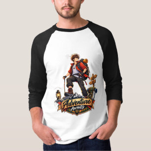 Cool Gen Z Guy Room Aesthetic Poster Trendy Guy T-Shirt