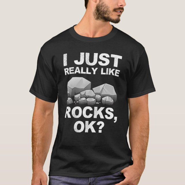 Cool Geology  For Men Women Geologist Rock Collect T-Shirt (Front)